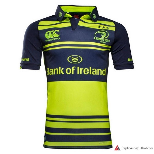 Camiseta Leinster Segunda equipación 2017-2018 Negro Verde Rugby